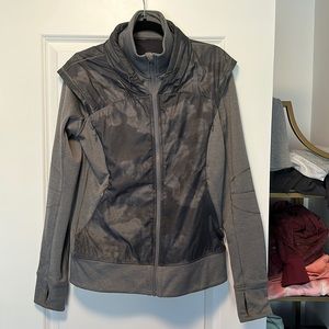 Lululemon Snug Sprinter Jacket Heathered Slate / Dream Rose Slate